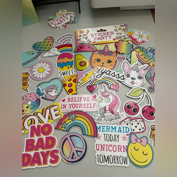 20+ Colorful Sticker Pack with Fun Designs - Picture 1 of 5